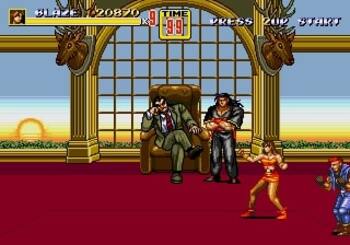 Streets of Rage 2 - Blaze Fielding in Mr. X mansion